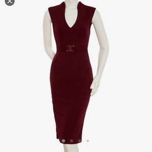 Almost Famous Maroon Dress
